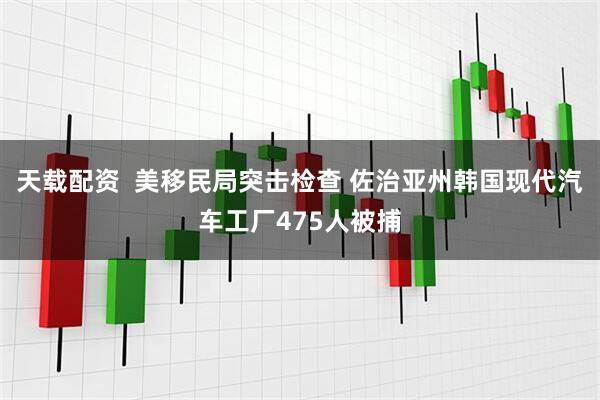 天载配资  美移民局突击检查 佐治亚州韩国现代汽车工厂475人被捕